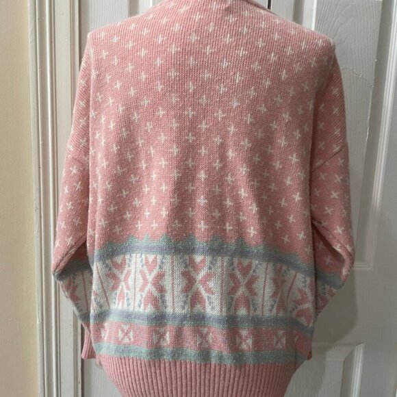 VINTAGE 1970 JANTZEN SWEATER KNITTED PINK Sz 2XL COQUETTE GRANDMA CORE ICONIC - Picture 14 of 16